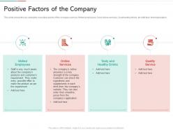 Positive factors of the company strategies win customer trust ppt demonstration