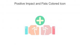 Positive Impact And Fists Colored Icon In Powerpoint Pptx Png And Editable Eps Format