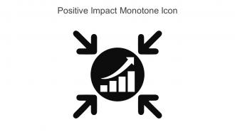 Positive Impact Monotone Icon In Powerpoint Pptx Png And Editable Eps Format