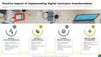 Positive Impact Of Implementing Digital Insurance Transformation