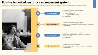 Positive Impact Of Lean Stock Management System