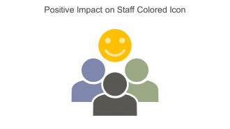 Positive Impact On Staff Colored Icon In Powerpoint Pptx Png And Editable Eps Format