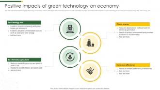 Positive Impacts Of Green Technology On Economy