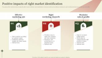 Positive Impacts Of Right Market Market Segmentation And Targeting Strategies Overview MKT SS V