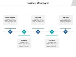 Positive monotonic ppt powerpoint presentation inspiration ideas cpb