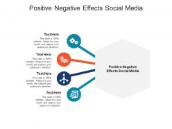 Positive negative effects social media ppt powerpoint presentation file summary cpb