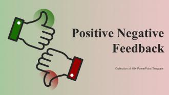 Positive Negative Feedback Powerpoint PPT Template Bundles