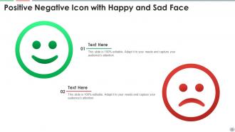 Positive Negative Icon Powerpoint Ppt Template Bundles