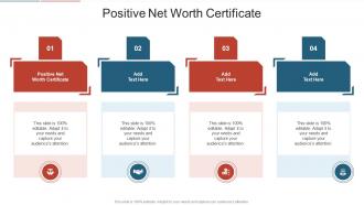 Positive Net Worth Certificate In Powerpoint And Google Slides Cpb