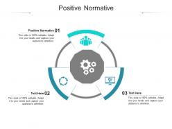 Positive normative ppt powerpoint presentation icon graphics download cpb