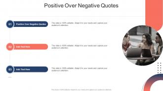 Positive Over Negative Quotes In Powerpoint And Google Slides Cpb