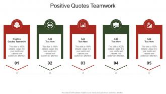 Positive Quotes Teamwork In Powerpoint And Google Slides Cpb