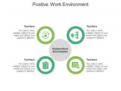 Positive work environment ppt powerpoint presentation ideas example file cpb