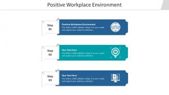 Positive workplace environment ppt powerpoint presentation portfolio slide portrait cpb