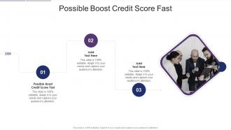 Possible Boost Credit Score Fast In Powerpoint And Google Slides Cpb