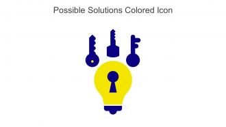 Possible Solutions Colored Icon In Powerpoint Pptx Png And Editable Eps Format