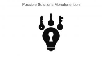 Possible Solutions Monotone Icon In Powerpoint Pptx Png And Editable Eps Format