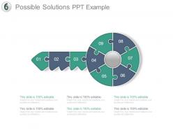 Possible solutions ppt example