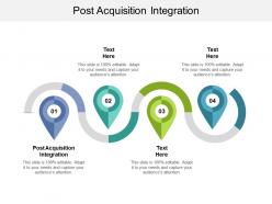 Post acquisition integration ppt powerpoint presentation show master slide cpb