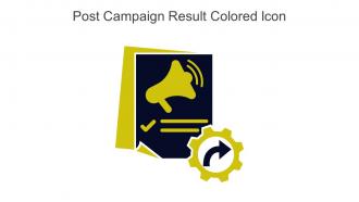Post Campaign Result Colored Icon In Powerpoint Pptx Png And Editable Eps Format