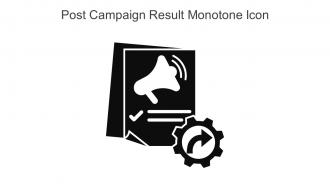 Post Campaign Result Monotone Icon In Powerpoint Pptx Png And Editable Eps Format