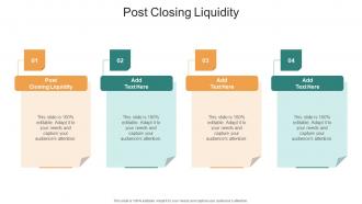 Post Closing Liquidity In Powerpoint And Google Slides Cpb
