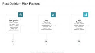 Post Delirium Risk Factors In Powerpoint And Google Slides Cpb