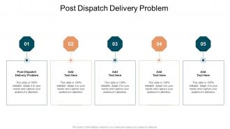 Post Dispatch Delivery Problem In Powerpoint And Google Slides Cpb