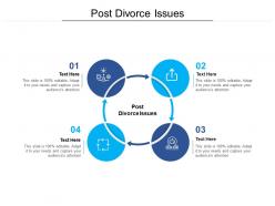 Post divorce issues ppt powerpoint presentation template cpb