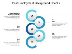 Post employment background checks ppt powerpoint presentation outline samples cpb