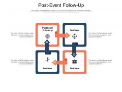 Post event follow up ppt powerpoint presentation gallery smartart cpb