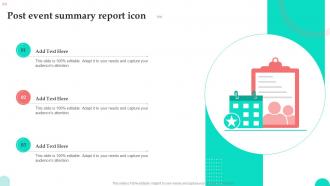 Post Event Summary Report Icon
