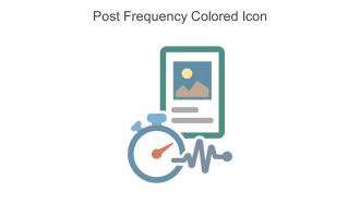 Post Frequency Colored Icon In Powerpoint Pptx Png And Editable Eps Format