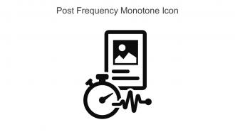 Post Frequency Monotone Icon In Powerpoint Pptx Png And Editable Eps Format