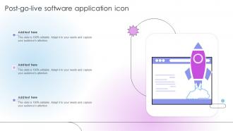 Post Go Live Software Application Icon