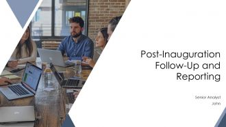 Post Inauguration Follow Up And Reporting PPT Mockup AT