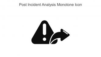 Post Incident Analysis Monotone Icon In Powerpoint Pptx Png And Editable Eps Format