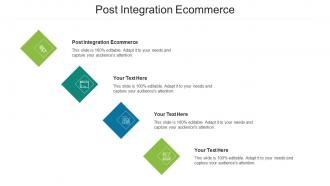 Post Integration Ecommerce Ppt Powerpoint Presentation Icon Themes Cpb