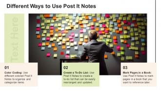 Post It Note Organization Powerpoint Presentation And Google Slides ICP Captivating Interactive