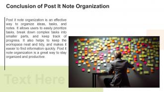 Post It Note Organization Powerpoint Presentation And Google Slides ICP Pre-designed Interactive