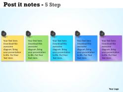 Post it notes 5 step 5