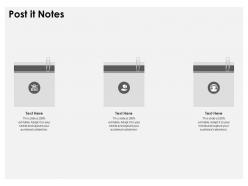 Post it notes apple investor funding elevator ppt styles designs download