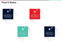 Post it notes approach to mitigate operational risk ppt mockup