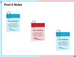 Post it notes audiences attention nearshoring ppt presentation microsoft