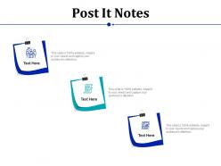 Post it notes audiences attention ppt powerpoint presentation design ideas