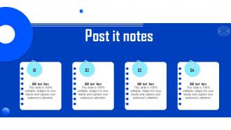 Post It Notes Beeketing Investor Funding Elevator Pitch Deck
