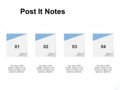 Post it notes business management k310 ppt powerpoint presentation gallery rules