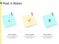Post it notes checklist ppt powerpoint presentation portfolio professional