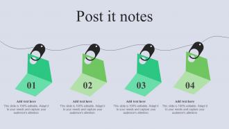 Post It Notes Complete Guide Of Holistic Marketing Campaigns MKT SS V