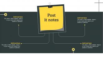 Post It Notes Consulting Company Profile Ppt Layouts Designs Download CP SS V